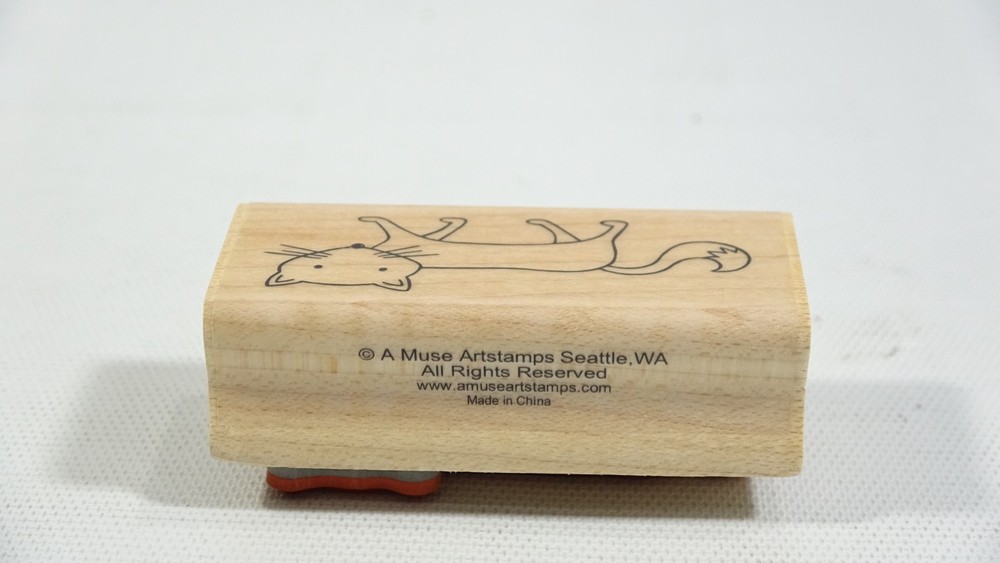 A Muse Artstamps Rubber Stamp Arctic Fox 2-3151E