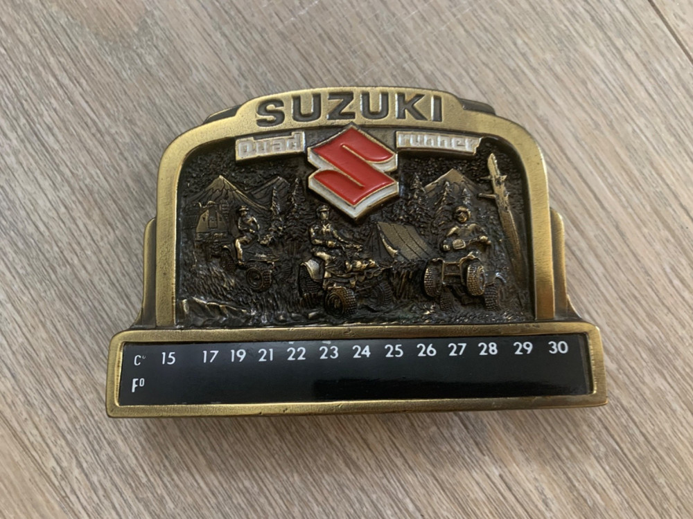 Suzuki quad runner desk thermometer