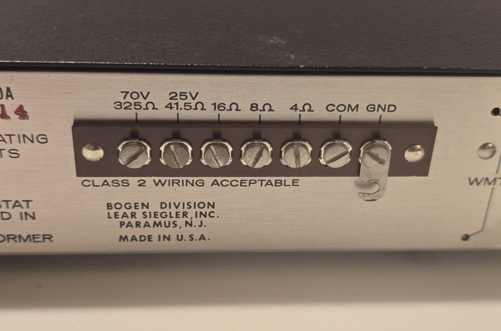Bogen Challenger Solid State Model C-20A Amplifier (READ)