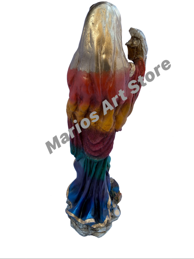 Encarnada Santa Muerte Multi Color 22"