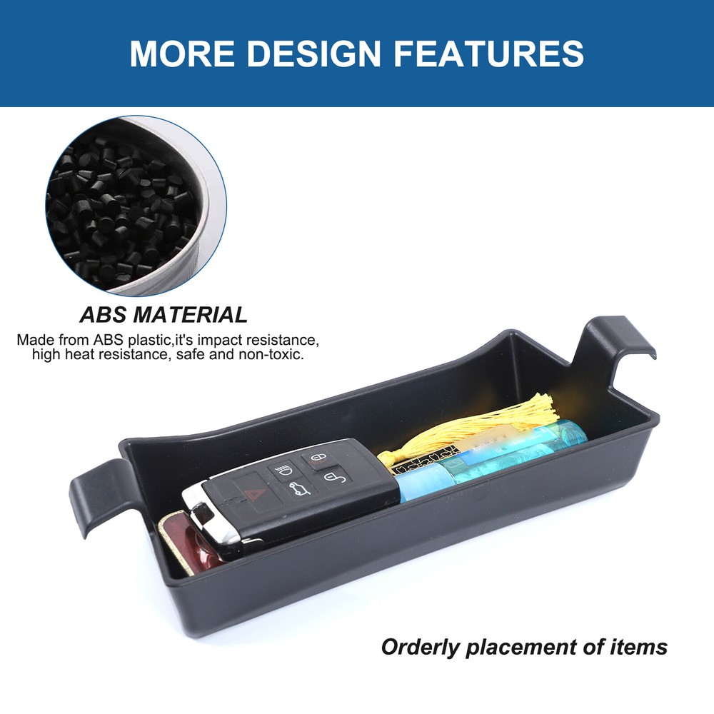 ABS Black Gear Shift Console Front Side Storage Box Tray For BMW 2 Series 2020+