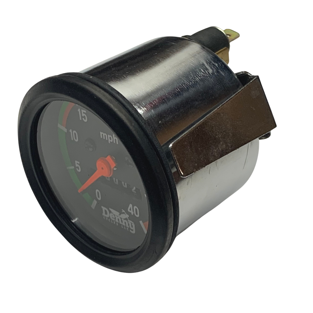 Denny Cycles Puch VDO Style 40MPH Speedometer - 60mm Black