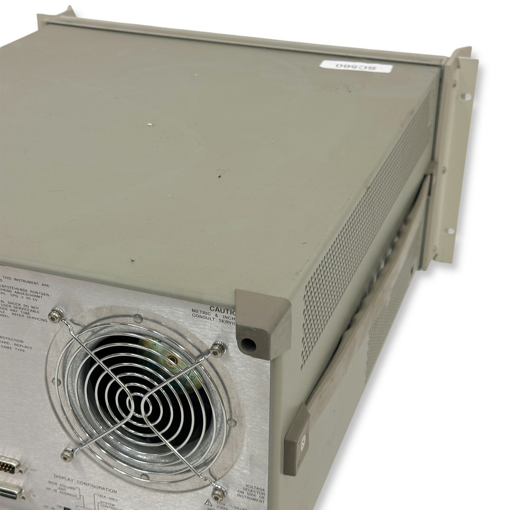 Hewlett Packard HP 70004A Color Display - Spectrum Analyzer Mainframe, Tested