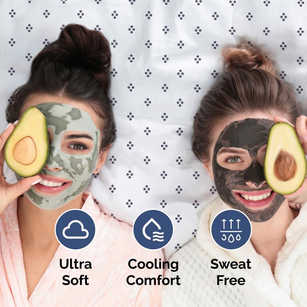 Blue Dot Pattern Sheets - 1 Flat & 1 Fitted Sheet & 2 Pillowcases w/ Deep Poc...