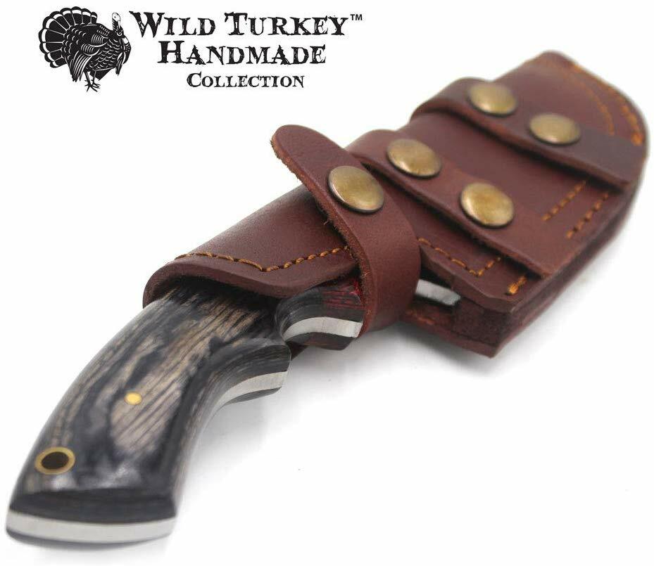 Wild Turkey Handmade Collection 10'' Full Tang Fully Functional Tracker Knife