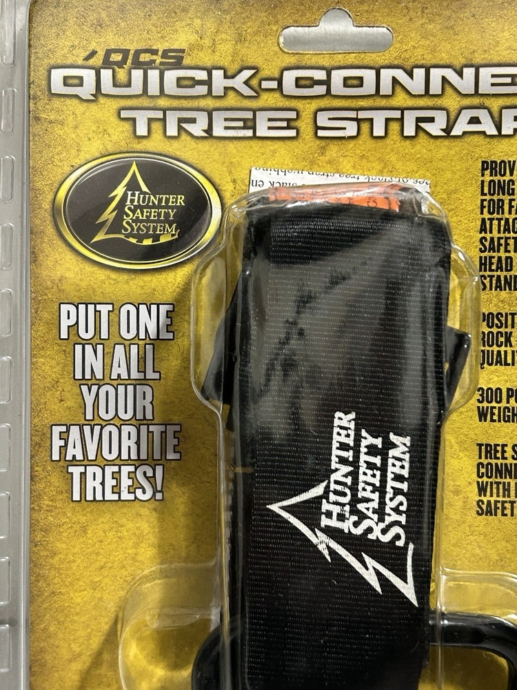 Hunter Safety System Quick-Connect Tree Strap Tree-Stand Hunting Single NOS