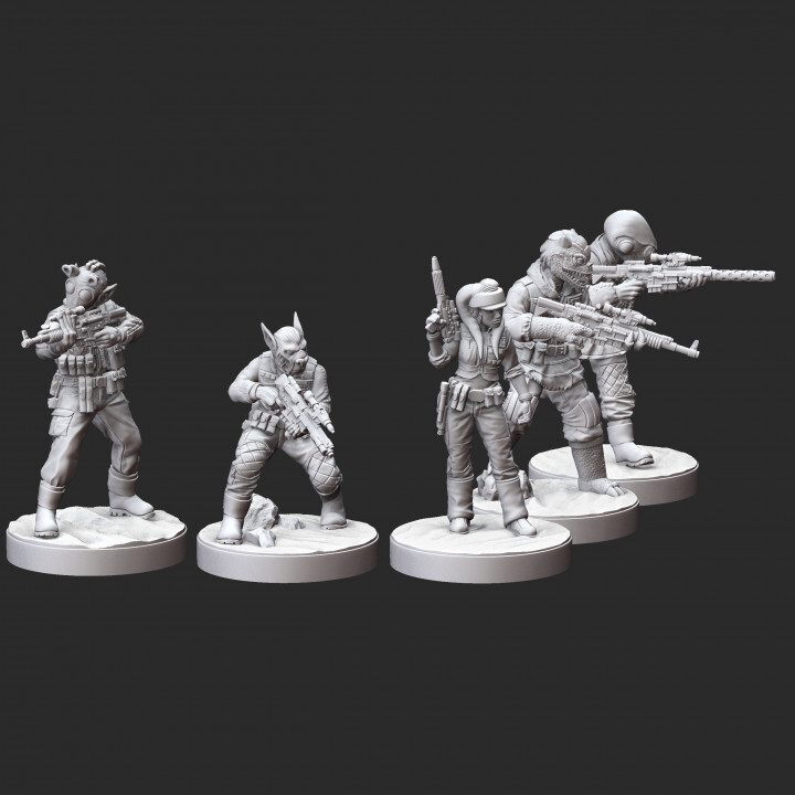 Star Wars Legion - Alien Pathfinder Squad (5) 3D Resin Printed Unit