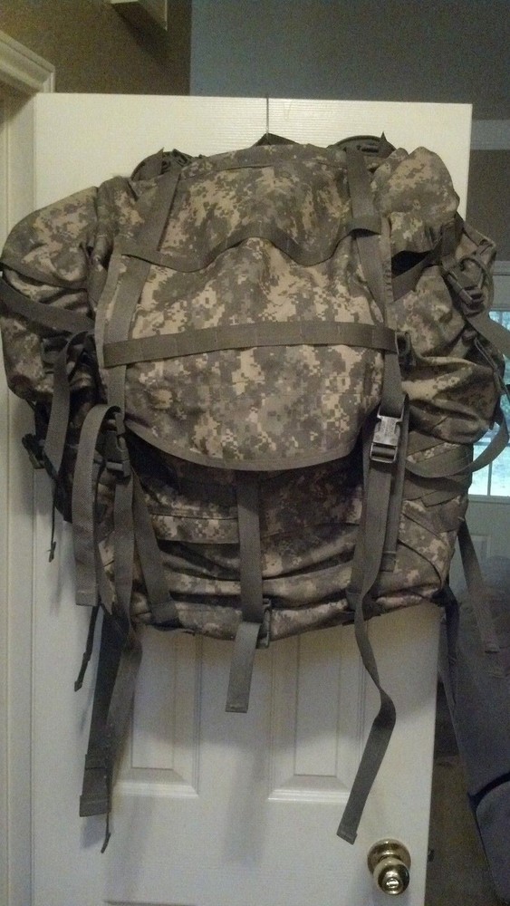 USGI Army MOLLE ACU Digital Large Rucksack+Frame+Sustainment Complete Backpack