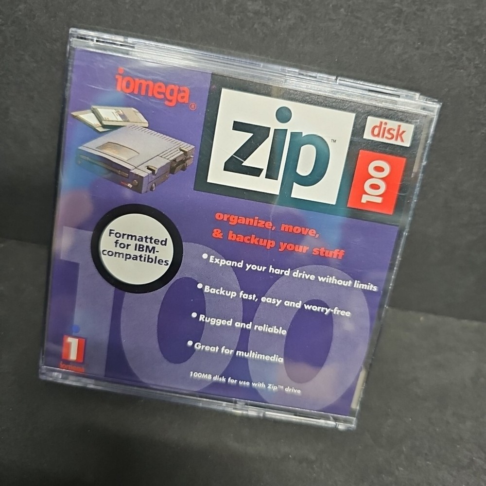 Iomega ZIP 100 disks formatted