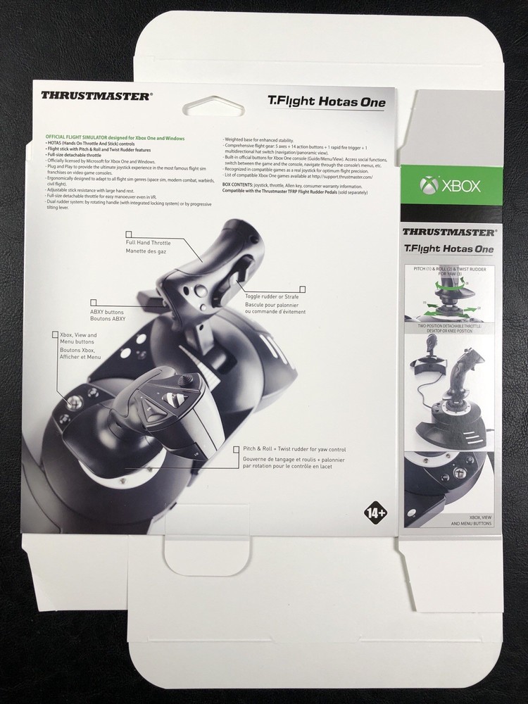 Thrustmaster PlayStation Xbox Wheel & Sticks - Store Use Display Boxes Only