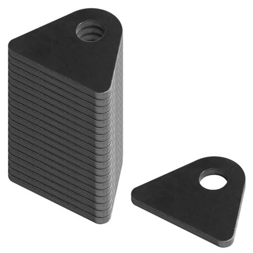 20 Pack Weld-On Tabs, Shock Basic Weld Tab, 1-7/8" Height, 1/2" Bolt Hole,