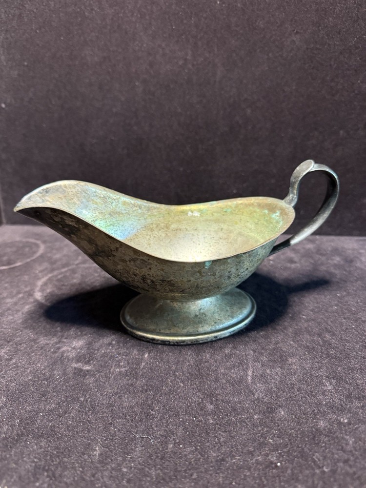 Antique Crescent Gravy Dish MFG.CO Silverware