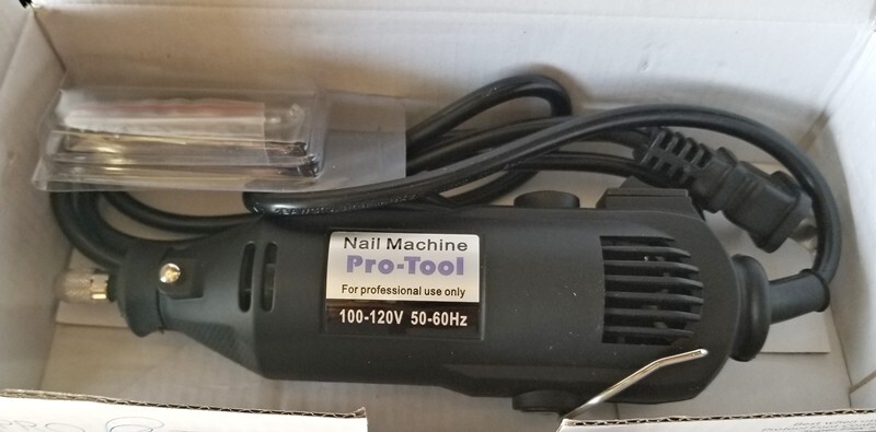 Protool 2 Way Rotary file machine and Salon Basic flex shaft Combo