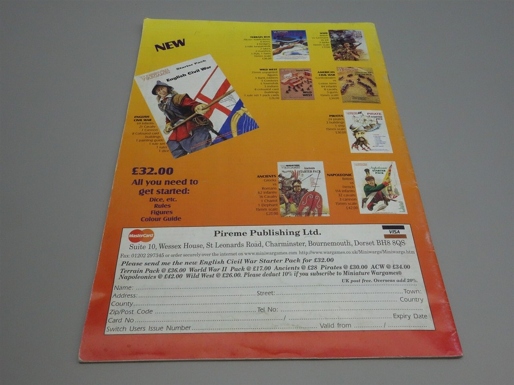 Miniature Wargames: Number 208