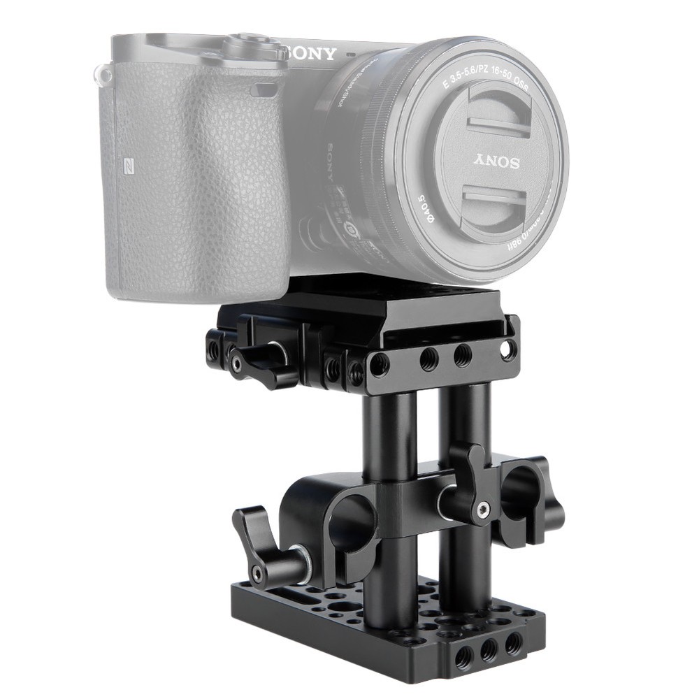 NICEYRIG Quick Release Tripod Mount Baseplate for Manfrotto Standard Accessory