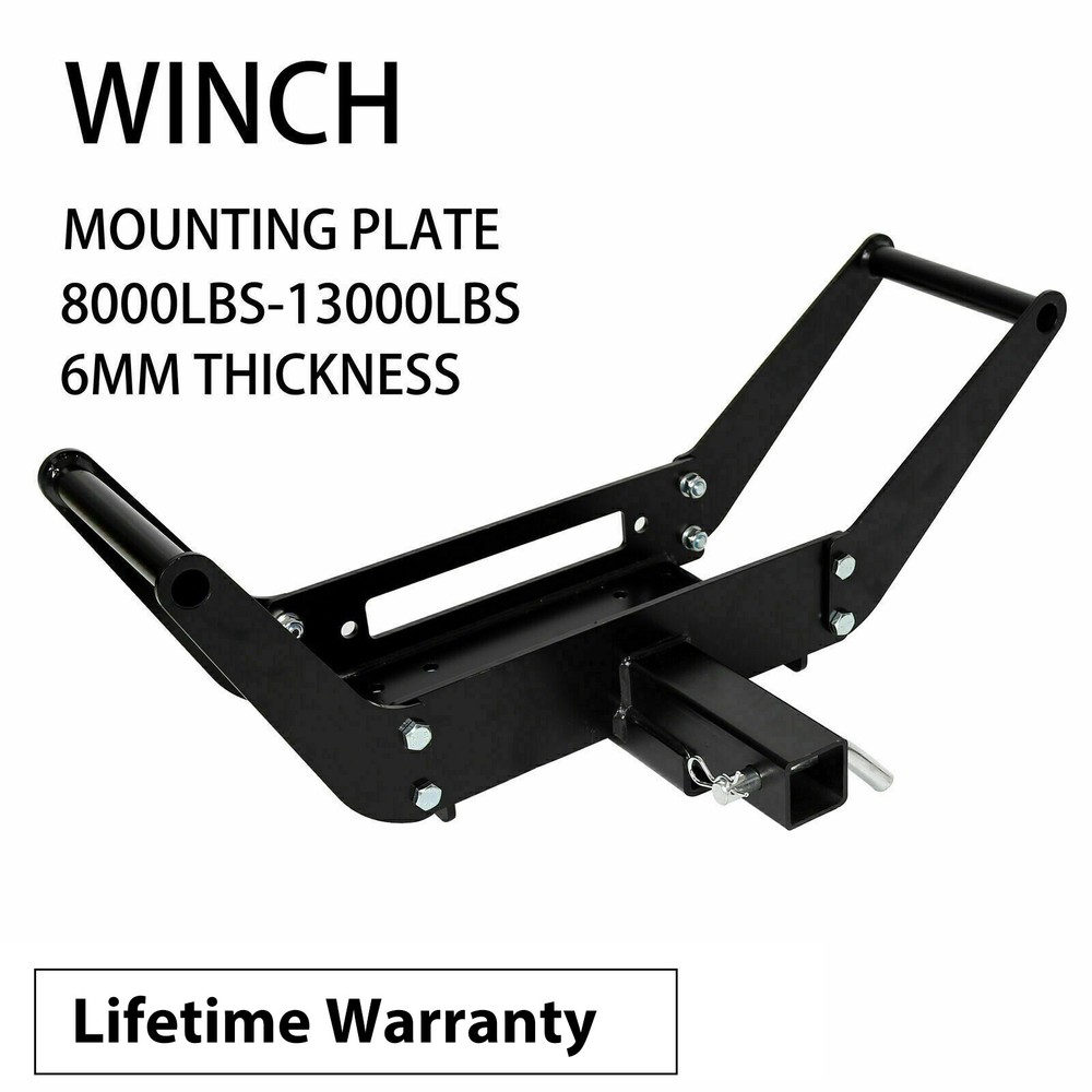 Foldable Winch Mount Plate Trailer Winch Cradle For Standard Winch 13000lbs