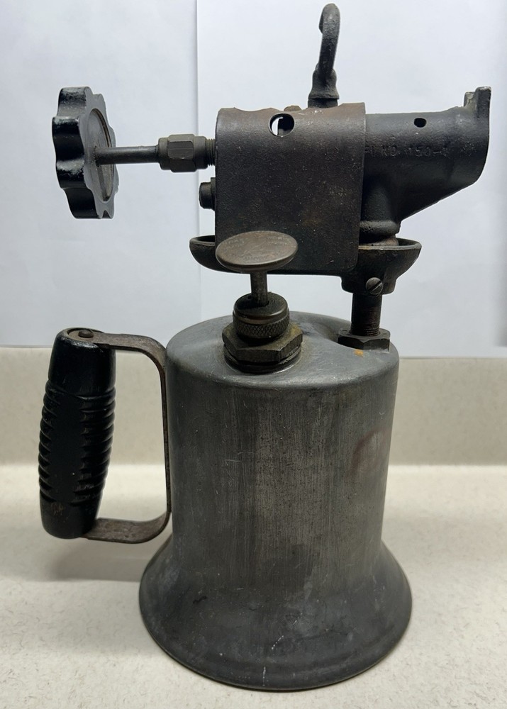 Vintage brass hand held blow torch