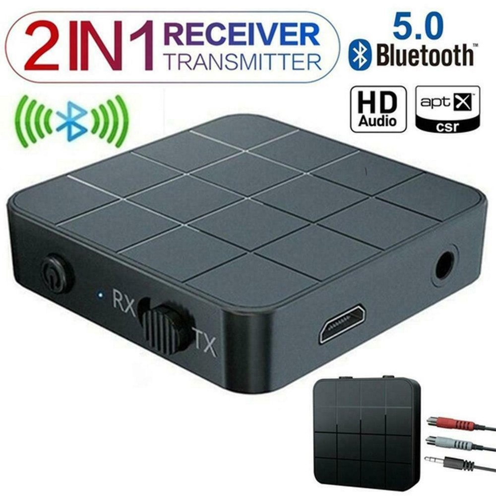 Bluetooth Audio Transmitter/Receiver Adapter With USB Power Cable/AUX Cable r