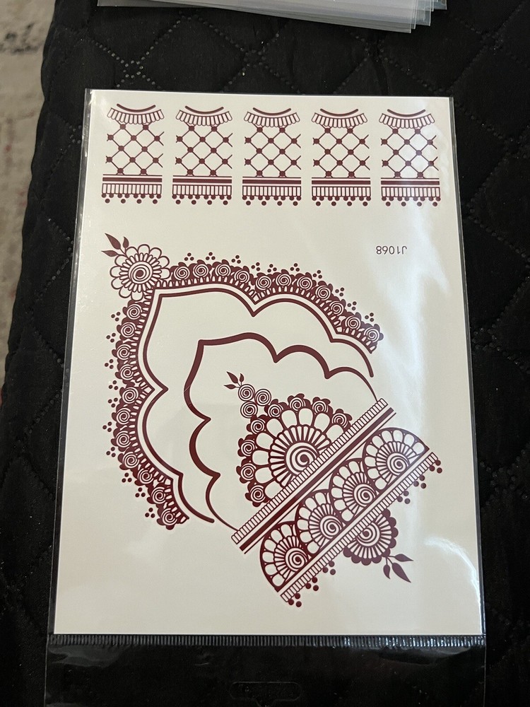 henna stickers