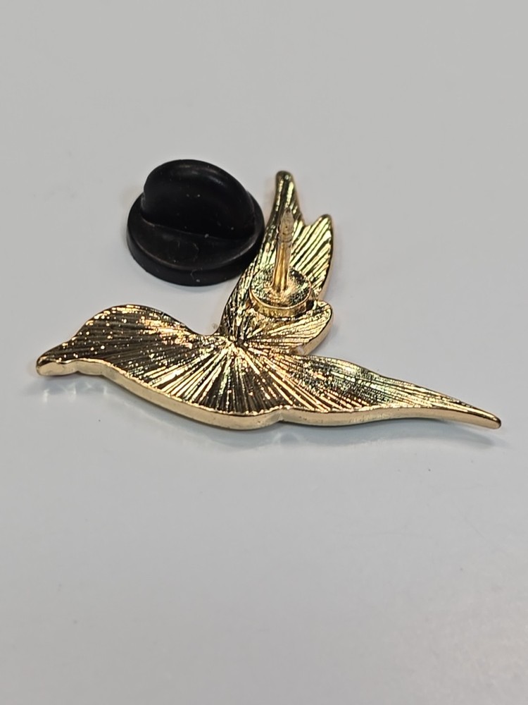 Bird Yellow & Blue Lapel Pin