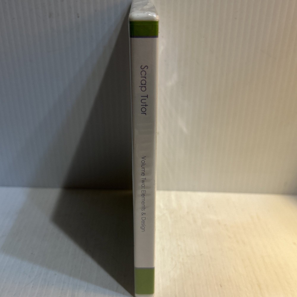 Scrap Tutor Volume Two Elements & Design 14 Step By Step Lessons DVD /90e
