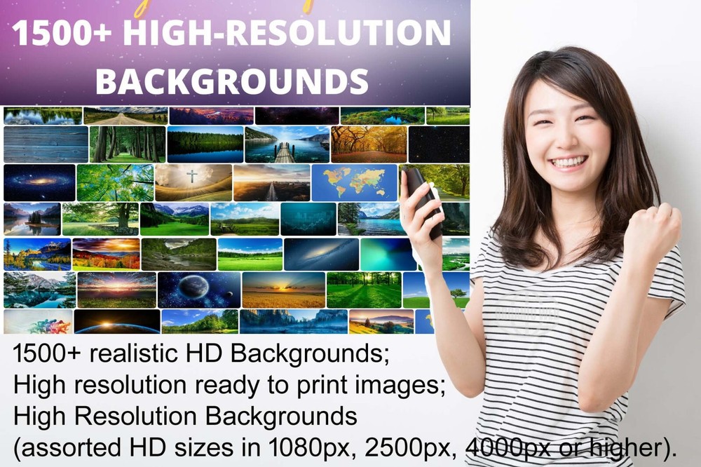 1500 High Resolution Backgrounds - Web Design - Websites