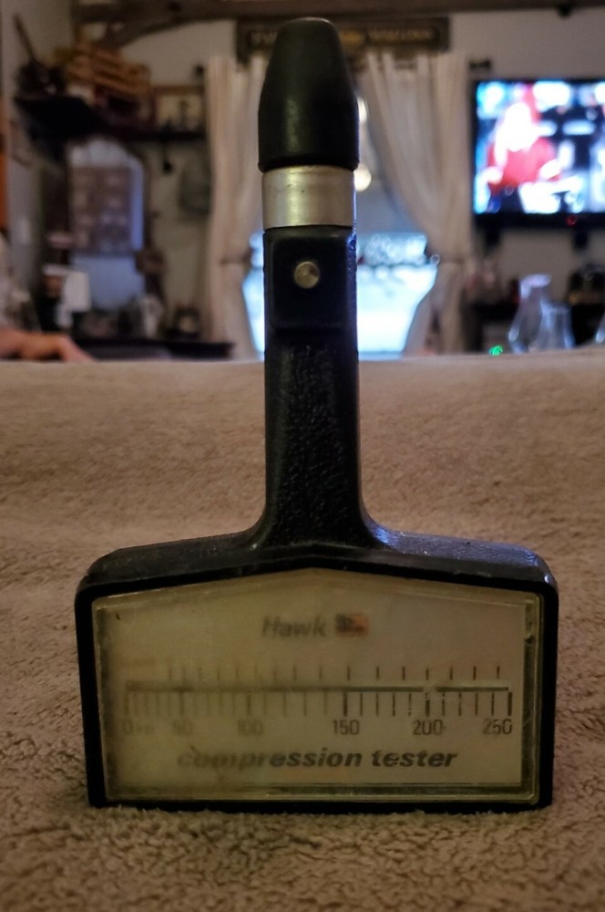 Vintage Hawk Classic Car Engine Compression Tester