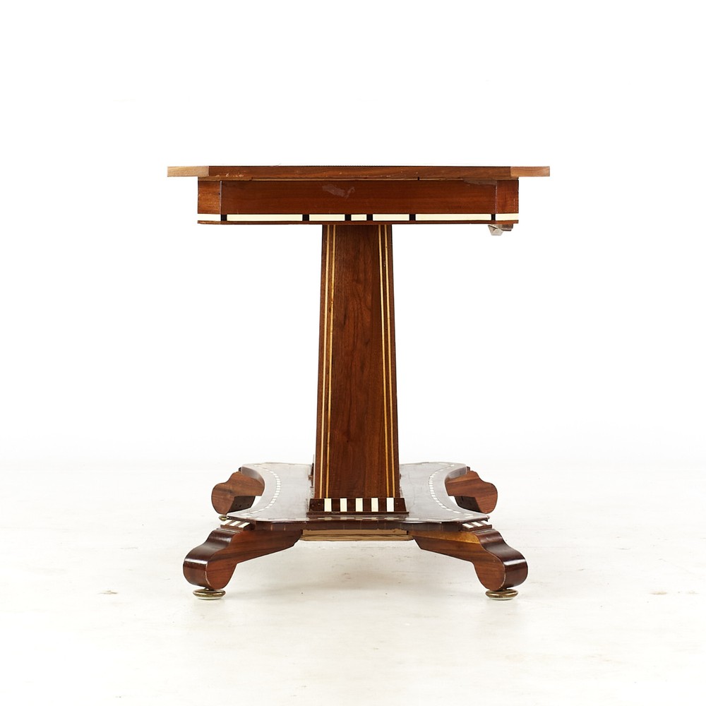 Pedestal Table with Inlay