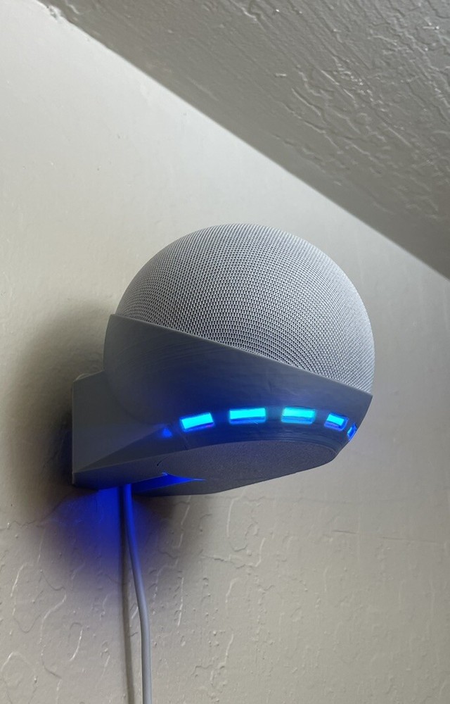 Echo Dot 4/5 Wall & Corner Mount Bracket Holder Accessory GRAY!!