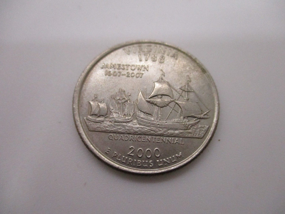 2000 Virginia State Quarter Coin