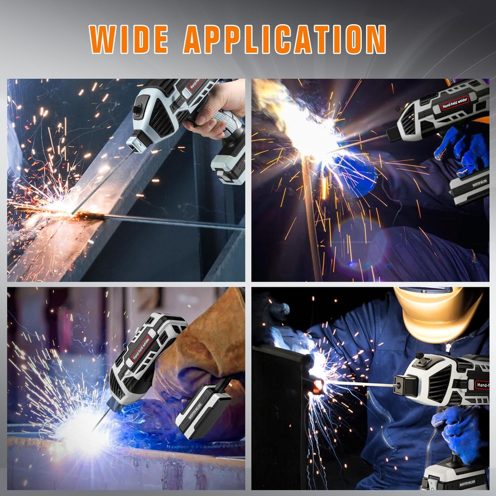 YesRight Handheld 110V ARC Welding Machine 120Amp with 6 Current Settings