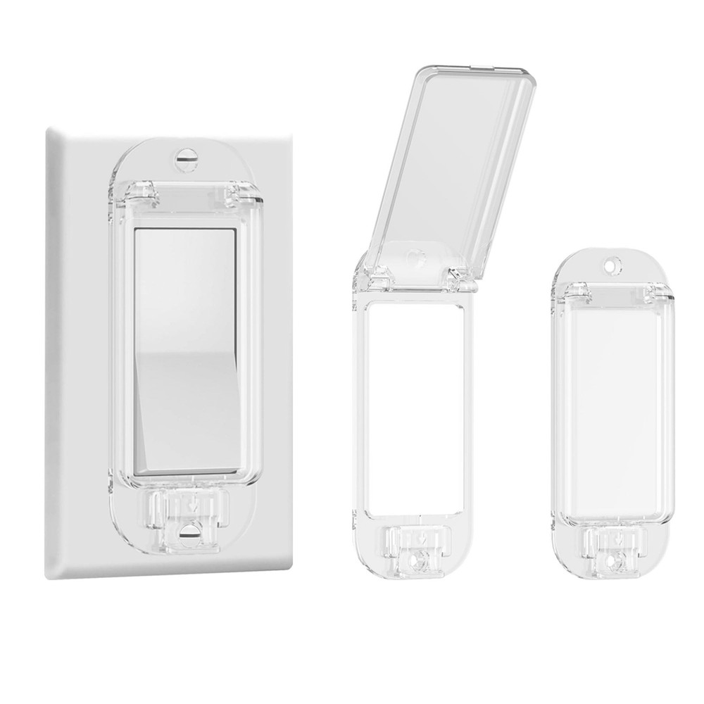 (2 Pack) Light Switch Guard Cover,Light Switch Plate,ChildProof Wall Switch G...