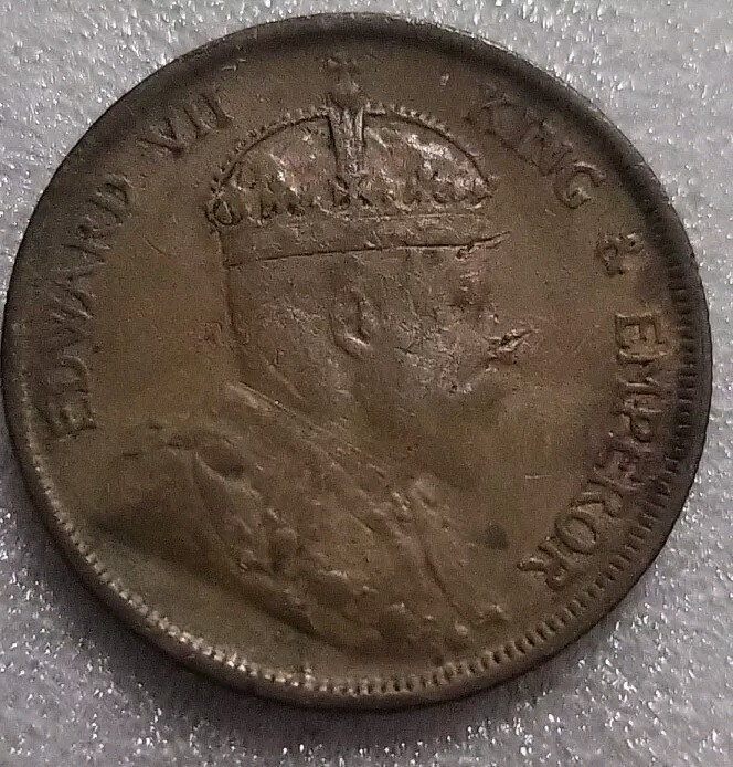 1903  STRAITS SETTLEMENTS  1 CENT - KING EDWARD  - (1155)