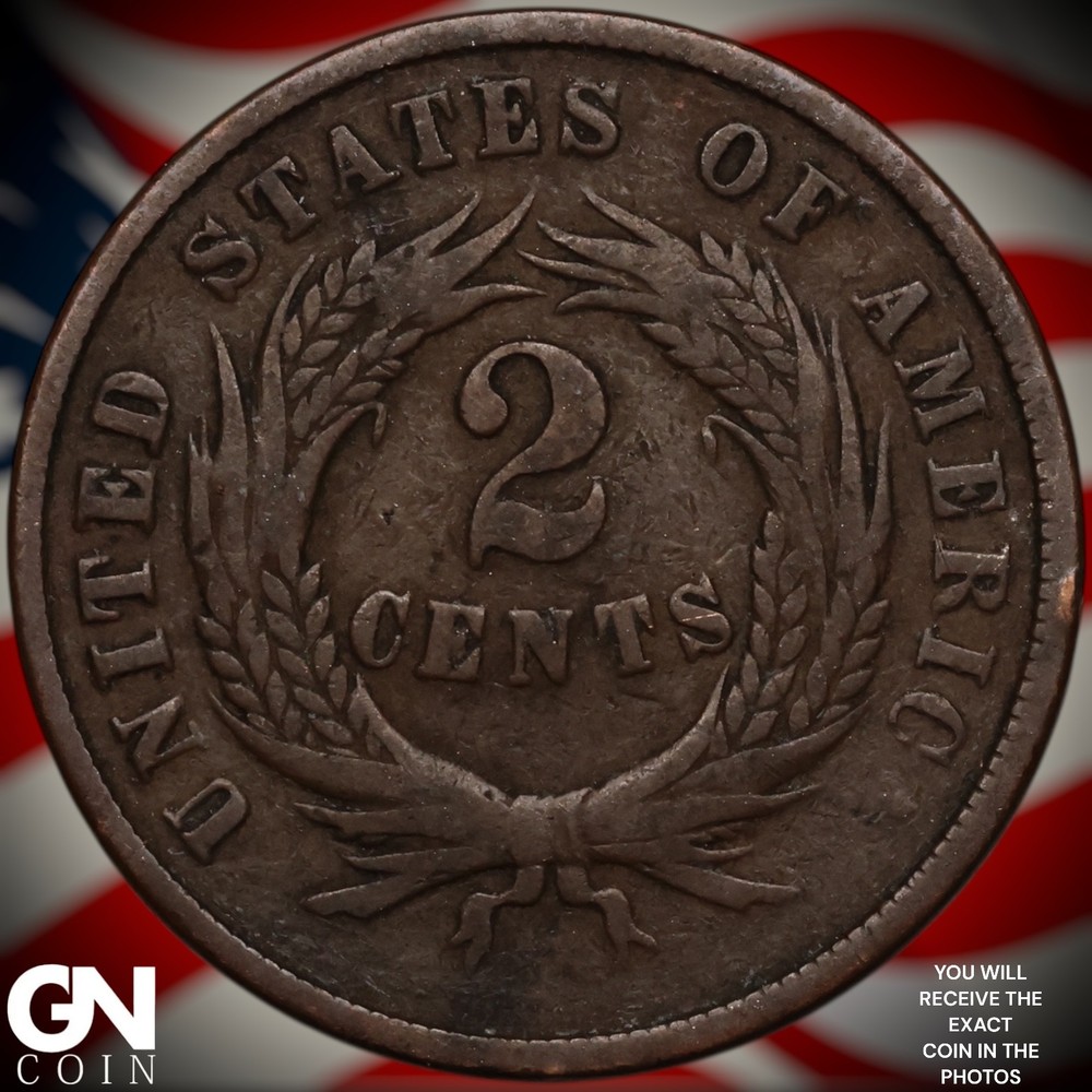 1864 2 Cent Piece A0902