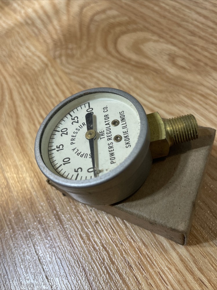powers regulator co supply pressure gauge