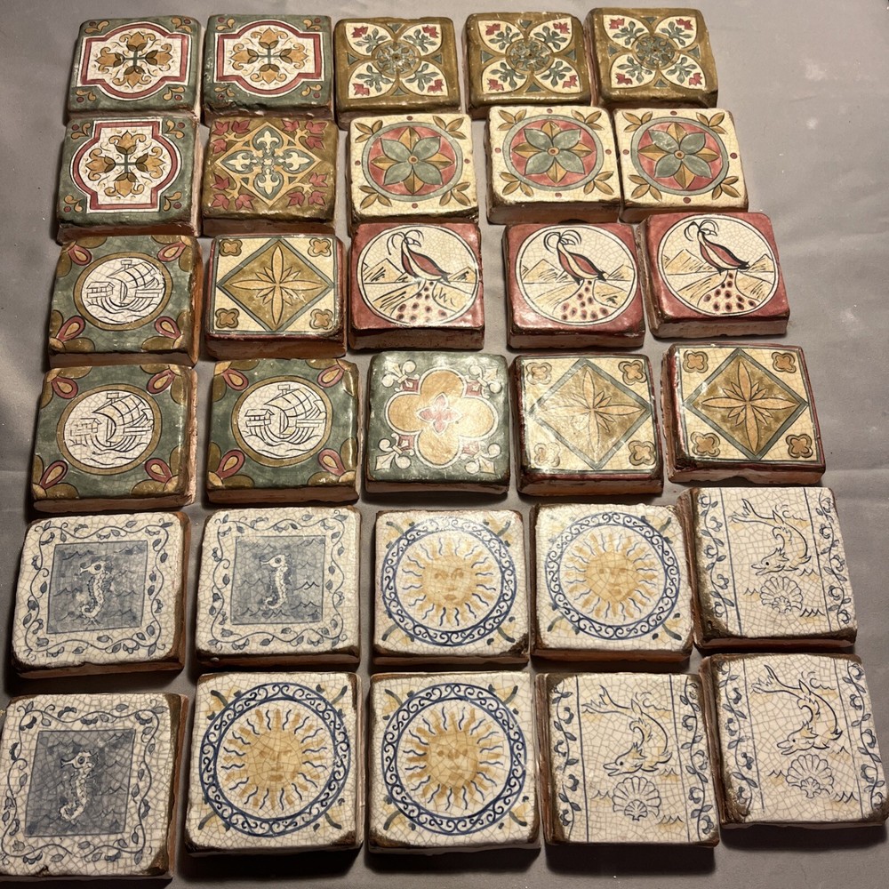 30-3” X 3” Tiles Trivets