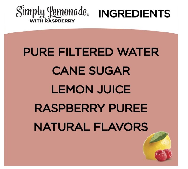 Simply Lemonade with Raspberry 3 pk./52 fl. oz.