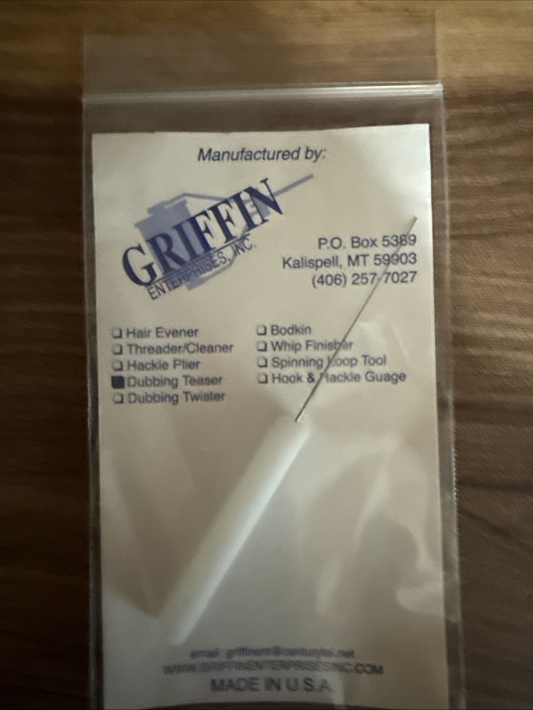 GRIFFIN DUBBING TEASER - FLY  TYING TOOL