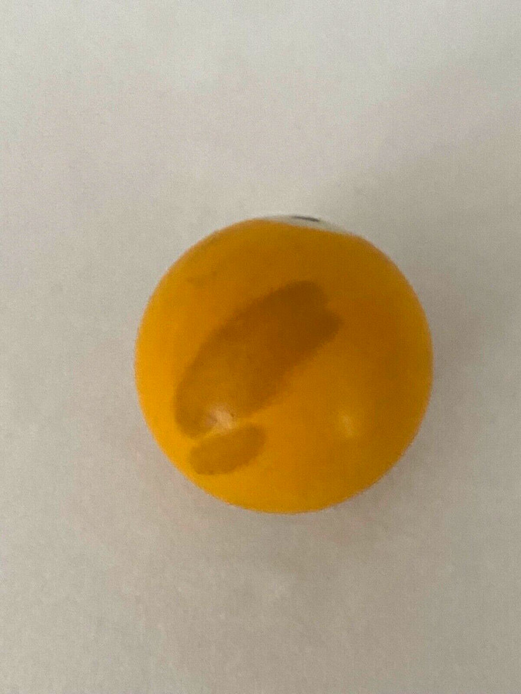Vintage Billiard Pool REPLACEMENT BALL-Yellow Solid #1-2 1/4"