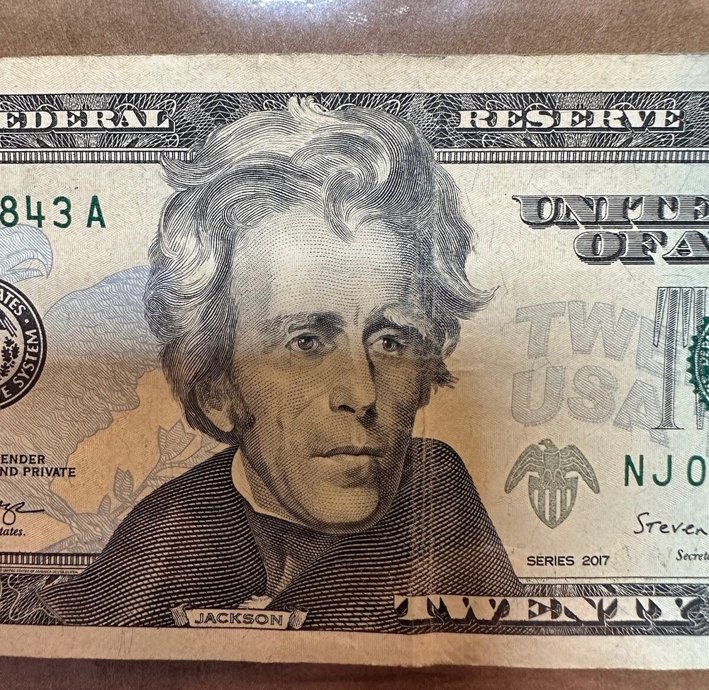 $20 BILL INK ERROR RARE