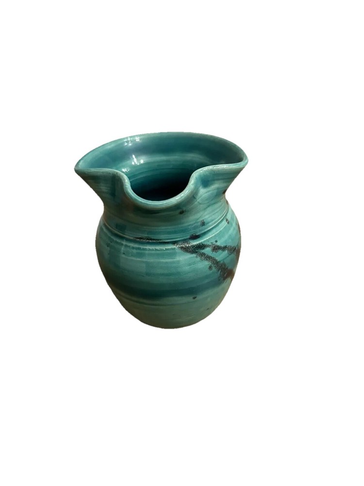 Small Ceramic Art Pottery Pitcher * READ*