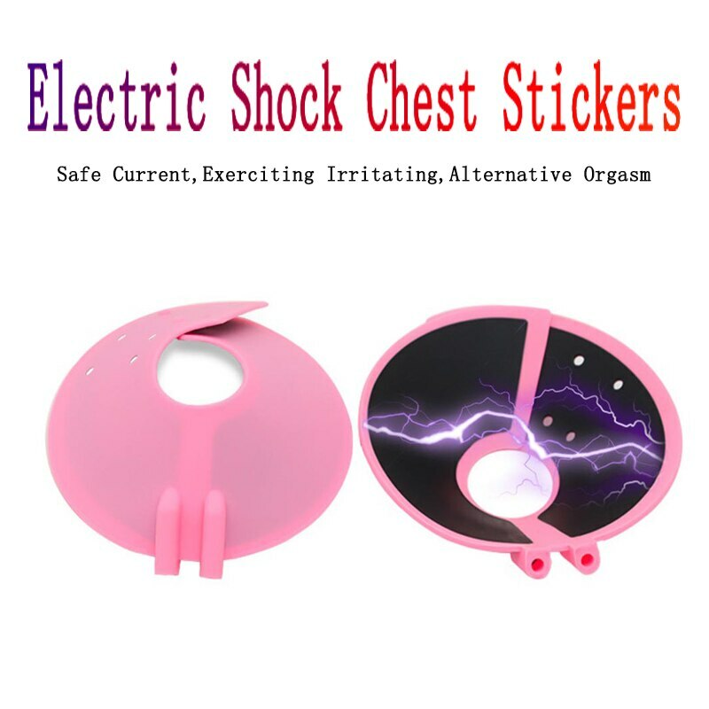 Estim Shock Nipple Paste Pads Electrical Breast Patch Pad Set