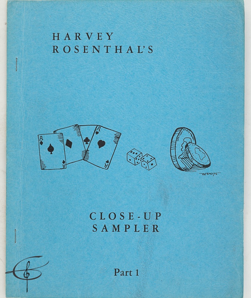 Harvey Rosenthal's Close-Up Sampler Vintage Magic Book