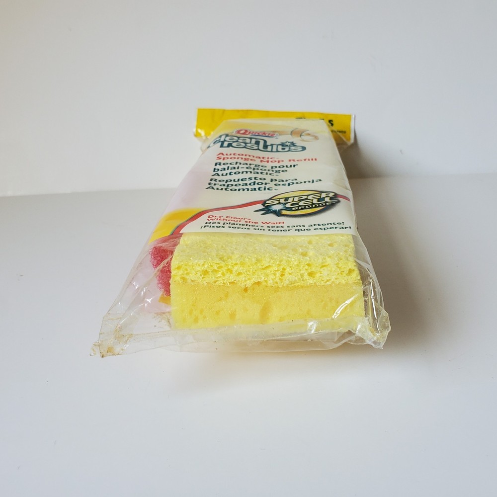 Quickie Type S Refill Clean Results Automatic Sponge Mop Super Cell Sponge New *