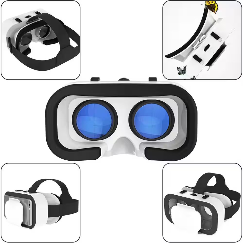 3D VR Glasses Virtual Reality Goggles for Iphone and Android Adjustable Headset