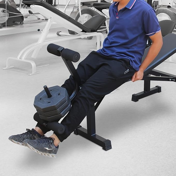 Bench Press With Squat Rack and Bench,Weight Workout Bench for Strength Training