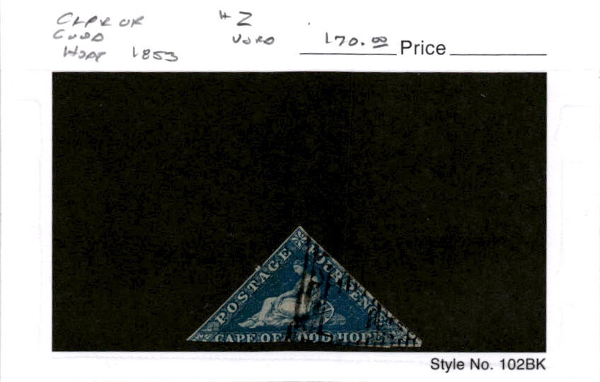 Cape Good Hope, Postage Stamp, #2 Used, 1853 (AB)