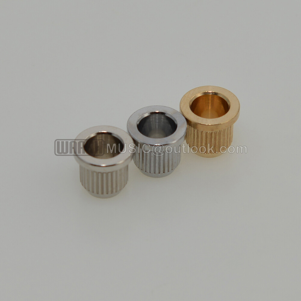 6pcs/set Brass Through Body String Ferrules String Bushings For Electric Guitar