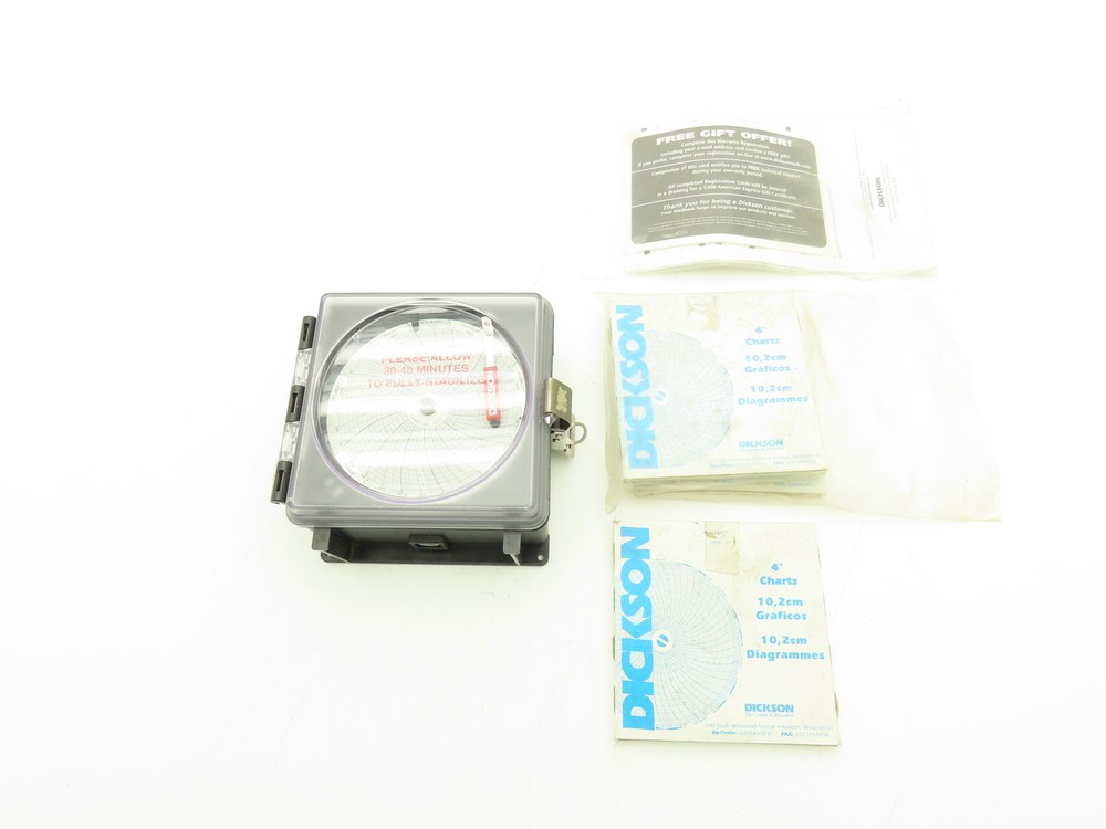 Dickson SK401 Circular Chart Data Temperature Recorder 200+ Charts