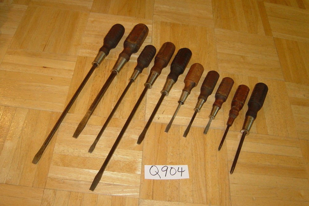 MAC TOOLS 10 PIECE WOODEN HANDLE MIXED SCREWDRIVER SET